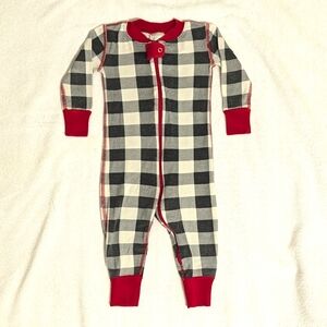 Holiday Baby Zip Sleeper - Buffalo Plaid